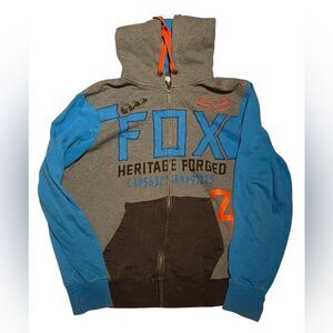 Fox racing zip up Hoodie size large